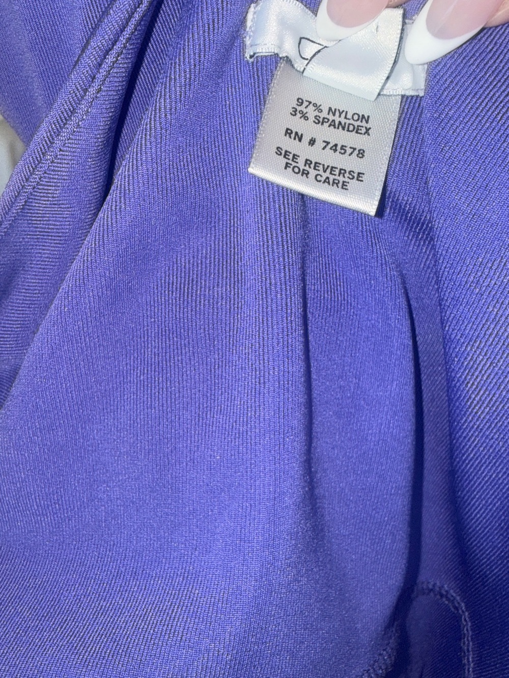 Cache Purple Square Neck Tank Top - Picture 4 of 6